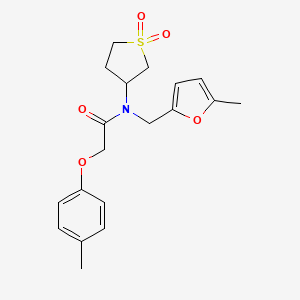 N-(1,1-dioxidotetrahydrothiophen-3-yl)-N-[(5-methylfuran-2-yl)methyl]-2-(4-methylphenoxy)acetamide