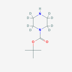 molecular formula C₉H₁₀D₈N₂O₂ B1140760 哌嗪-d8-N-叔丁氧羰基 CAS No. 1126621-86-0