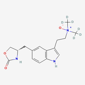 B1140793 Zolmitriptan-d6 N-Oxide CAS No. 1217618-32-0
