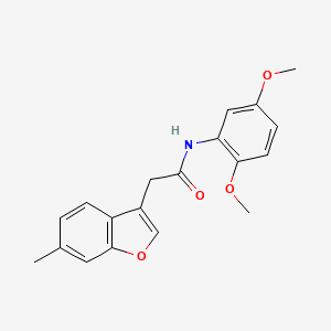 N-(2,5-dimethoxyphenyl)-2-(6-methyl-1-benzofuran-3-yl)acetamide