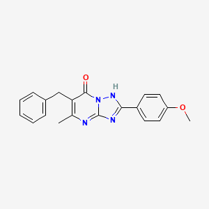 6-benzyl-2-(4-methoxyphenyl)-5-methyl[1,2,4]triazolo[1,5-a]pyrimidin-7(4H)-one