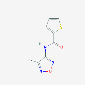 N-(4-methyl-1,2,5-oxadiazol-3-yl)thiophene-2-carboxamide