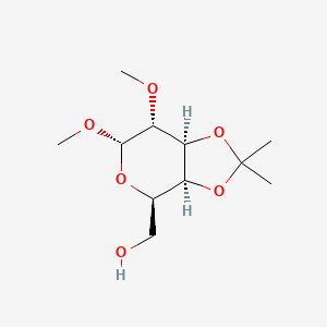 B1140811 3,4-O-Isopropylidene-1,2-di-O-methyl-a-D-galactopyranoside CAS No. 34698-22-1