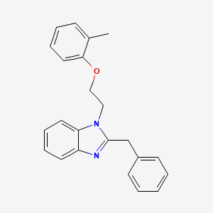 2-benzyl-1-[2-(2-methylphenoxy)ethyl]-1H-benzimidazole