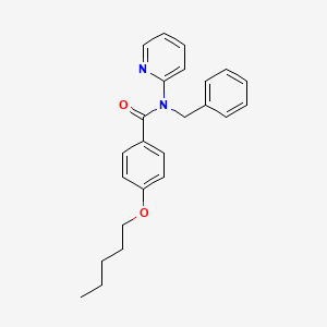 N-benzyl-4-(pentyloxy)-N-(pyridin-2-yl)benzamide