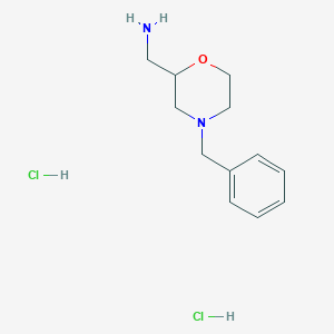 (4-benzylmorpholin-2-yl)methanamine Dihydrochloride