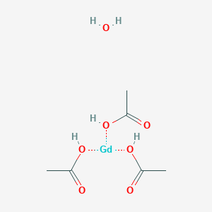 molecular formula C6H11GdO7 B1140833 GADOLINIUM (III) ACETATE HYDRATE CAS No. 100587-93-7