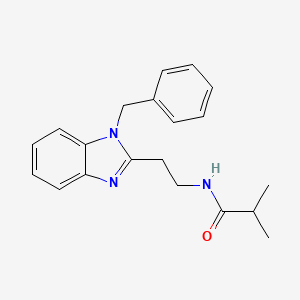 N-[2-(1-benzyl-1H-benzimidazol-2-yl)ethyl]-2-methylpropanamide