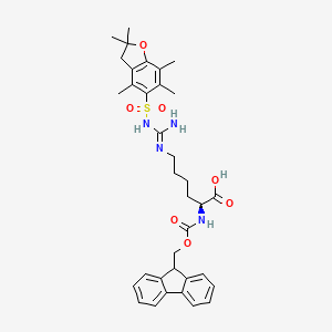 molecular formula C35H42N4O7S B1140834 Fmoc-Homoarg(Pbf)-OH CAS No. 401915-53-5