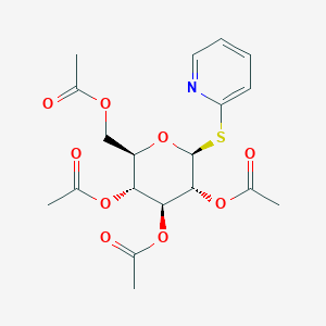 molecular formula C19H23NO9S B1140835 2-Pyridyl 2,3,4,6-tetra-O-acetyl-b-D-thioglucopyranoside CAS No. 105120-89-6