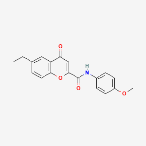 6-ethyl-N-(4-methoxyphenyl)-4-oxo-4H-chromene-2-carboxamide