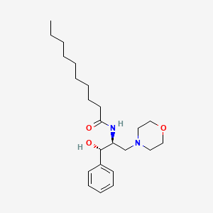 N-[(1S,2S)-1-hydroxy-3-morpholin-4-yl-1-phenylpropan-2-yl]decanamide