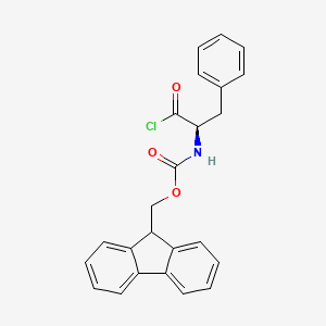 molecular formula C24H20ClNO3 B1140846 (R)-(9H-芴-9-基)甲基 (1-氯-1-氧代-3-苯基丙-2-基)氨基甲酸酯 CAS No. 103321-58-0