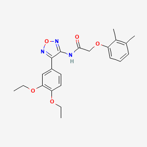 N-[4-(3,4-diethoxyphenyl)-1,2,5-oxadiazol-3-yl]-2-(2,3-dimethylphenoxy)acetamide