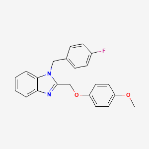 1-(4-fluorobenzyl)-2-[(4-methoxyphenoxy)methyl]-1H-benzimidazole