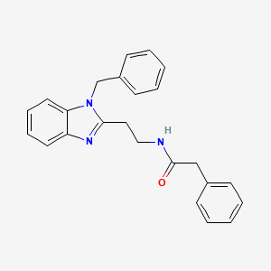 N-[2-(1-benzyl-1H-benzimidazol-2-yl)ethyl]-2-phenylacetamide