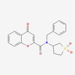 N-benzyl-N-(1,1-dioxidotetrahydrothiophen-3-yl)-4-oxo-4H-chromene-2-carboxamide