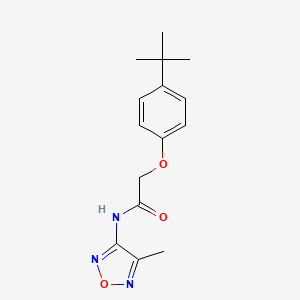 2-(4-tert-butylphenoxy)-N-(4-methyl-1,2,5-oxadiazol-3-yl)acetamide