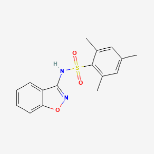 N-(1,2-benzoxazol-3-yl)-2,4,6-trimethylbenzenesulfonamide