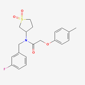 N-(1,1-dioxidotetrahydrothiophen-3-yl)-N-(3-fluorobenzyl)-2-(4-methylphenoxy)acetamide