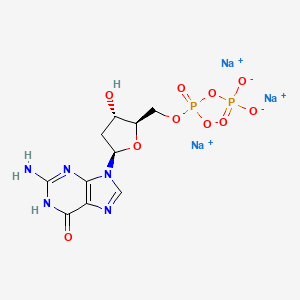 molecular formula C10H12N5Na3O10P2 B1140871 2'-脱氧鸟苷-5'-二磷酸三钠盐 CAS No. 102783-74-4