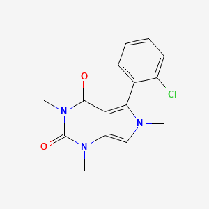 5-(2-chlorophenyl)-1,3,6-trimethyl-1H-pyrrolo[3,4-d]pyrimidine-2,4(3H,6H)-dione