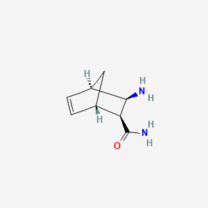 molecular formula C8H12N2O B1140891 3-Aminobicyclo[2.2.1]hept-5-ene-2-carboxamide CAS No. 105786-40-1
