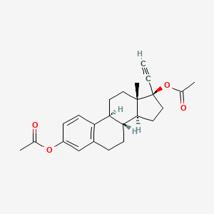 molecular formula C₂₄H₂₈O₄ B1140898 Ethynyl Estradiol Diacetate CAS No. 13258-68-9
