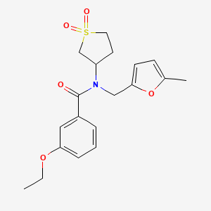 N-(1,1-dioxidotetrahydrothiophen-3-yl)-3-ethoxy-N-[(5-methylfuran-2-yl)methyl]benzamide