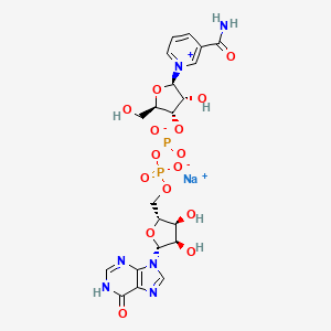 molecular formula C21H25N6NaO15P2 B1140908 Deamino Dpn sodium salt CAS No. 104809-38-3