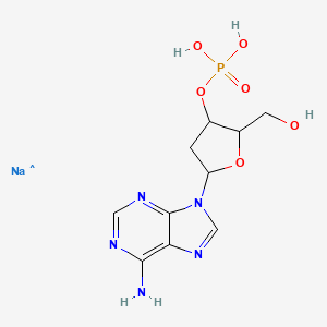 molecular formula C10H13N5NaO6P B1140910 2'-脱氧腺苷 3'-单磷酸钠盐 CAS No. 102832-10-0