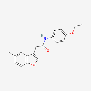 N-(4-ethoxyphenyl)-2-(5-methyl-1-benzofuran-3-yl)acetamide