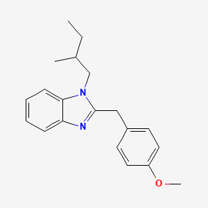 2-(4-methoxybenzyl)-1-(2-methylbutyl)-1H-benzimidazole