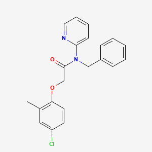 N-benzyl-2-(4-chloro-2-methylphenoxy)-N-(pyridin-2-yl)acetamide