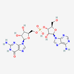 molecular formula C20H25N10O11P B1140930 腺苷酰-(3'-5')-鸟苷 CAS No. 102029-53-8