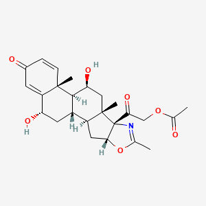 molecular formula C₂₅H₃₁NO₇ B1140936 6|A-羟基地氟甲松 CAS No. 1262053-48-4