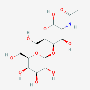 molecular formula C₁₄H₂₅NO₁₁ B1140950 2-乙酰氨基-2-脱氧-4-O-(β-D-半乳吡喃糖基)-D-半乳吡喃糖 CAS No. 82535-18-0