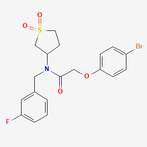 2-(4-bromophenoxy)-N-(1,1-dioxidotetrahydrothiophen-3-yl)-N-(3-fluorobenzyl)acetamide