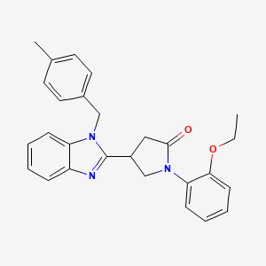 1-(2-ethoxyphenyl)-4-[1-(4-methylbenzyl)-1H-benzimidazol-2-yl]pyrrolidin-2-one