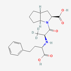 molecular formula C₂₁H₂₅D₃N₂O₅ B1140964 Ramiprilat-d3 CAS No. 1356933-70-4