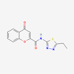 N-(5-ethyl-1,3,4-thiadiazol-2-yl)-4-oxo-4H-chromene-2-carboxamide