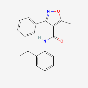 N-(2-ethylphenyl)-5-methyl-3-phenyl-1,2-oxazole-4-carboxamide