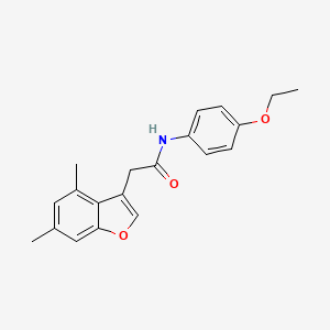 2-(4,6-dimethyl-1-benzofuran-3-yl)-N-(4-ethoxyphenyl)acetamide