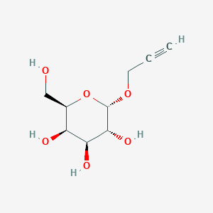 molecular formula C₉H₁₄O₆ B1140997 Propargyl alpha-D-galactopyranoside CAS No. 913074-13-2