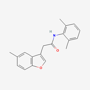 N-(2,6-dimethylphenyl)-2-(5-methyl-1-benzofuran-3-yl)acetamide