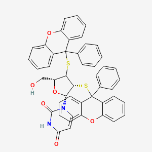 molecular formula C₄₇H₃₆N₂O₆S₂ B1141007 2',3'-Di(9-phenylxanthen-9-yl)dithiouridine CAS No. 156592-88-0