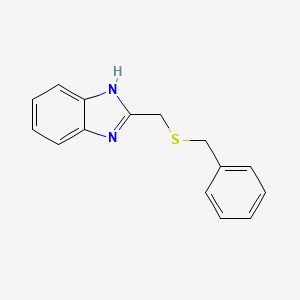 2-[(benzylsulfanyl)methyl]-1H-benzimidazole