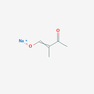 molecular formula C₅H₇NaO₂ B1141018 Sodium;2-methyl-3-oxobut-1-en-1-olate CAS No. 35116-41-7