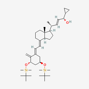 molecular formula C₃₉H₆₈O₃Si₂ B1141024 Bis-TBDMS-trans-calcipotriol CAS No. 112849-27-1