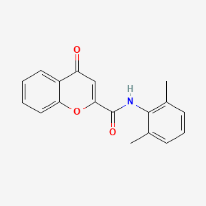 molecular formula C18H15NO3 B11410263 N-(2,6-dimethylphenyl)-4-oxo-4H-chromene-2-carboxamide 